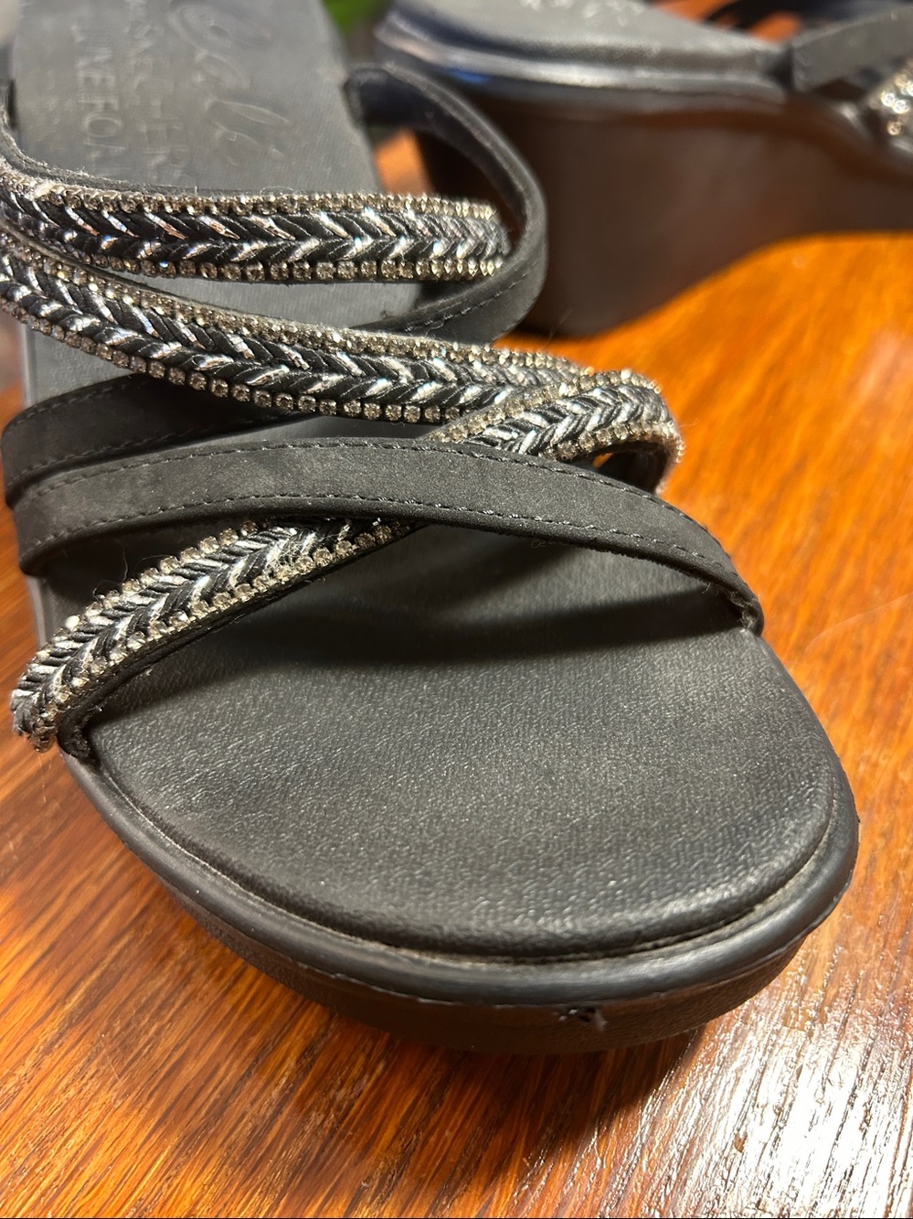 NWT Skechers Women's Cali Rumble On - Night Out Sandals. Sz 9 - Picture 10 of 16